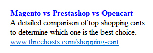 Compare OpenCart vs Prestashop vs Magento - Comparison of Top Three Shopping Carts of 2016